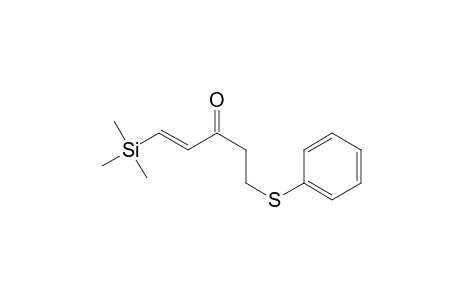 1-Penten-3-one, 5-(phenylthio)-1-(trimethylsilyl)-, (E)-