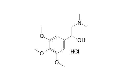 alpha-[(DIMETHYLAMINO)METHYL]-3,4,5-TRIMETHOXYBENZYL ALCOHOL,HYDROCHLORIDE