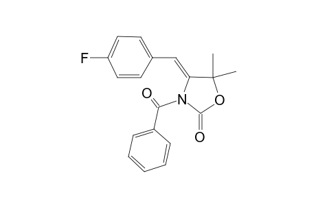 (Z)-3-Benzoyl-4-(4-fluorobenzylidene)-5,5-dimethyloxazolidin-2-one