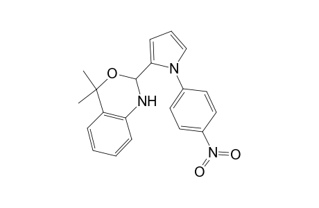 2H-Benzo[d][1,3]oxazine, 4,4-dimethyl-2-[1-(4-nitrophenyl)-1H-pyrrol-2-yl]-1,4-dihydro-