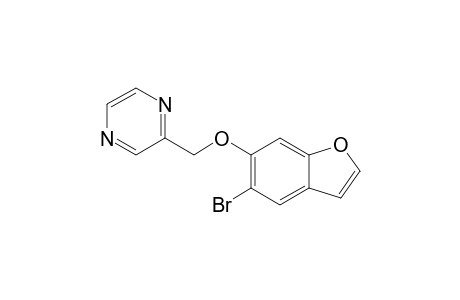 2-(5-Bromobenzofuran-6-yloxymethyl)pyrazine