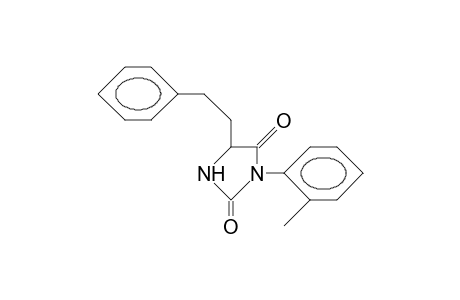 3-(2-Tolyl)-5-(2-phenyl-ethyl)-hydantoin