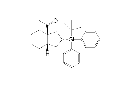 (1S,6S,8R)-1-Acetyl-8-tert-butyldiphenylsilylbicyclo[4.3.0]nonane