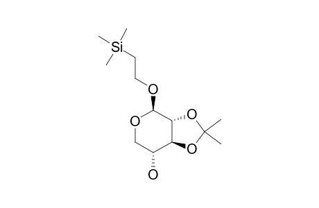 2'-TRIMETHYLSILYLETHYL-2,3-O-ISOPROPYLIDENE-BETA-D-XYLOPYRANOSIDE