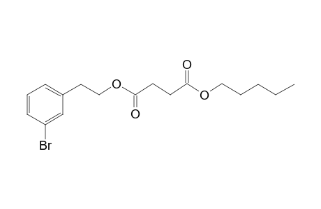 Succinic acid, 3-bromophenethyl pentyl ester