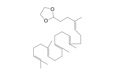 2-[(3E,7E,11E,15E)-3,7,12,16,20-Pentamethylhenicosa-3,7,11,17,15,19-pentaenyl]-1,3-dixolane