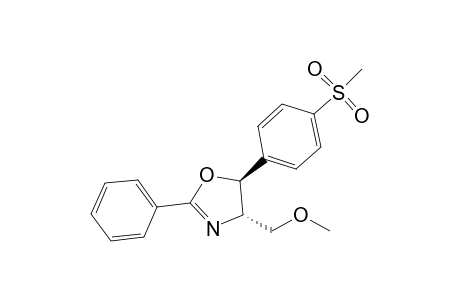 (4S,5S)-4-(methoxymethyl)-5-(4-methylsulfonylphenyl)-2-phenyl-4,5-dihydrooxazole