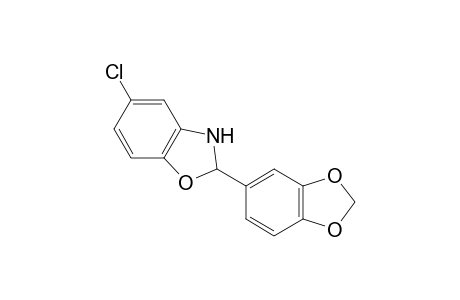 5-chloro-2-[3,4- (methylenedioxy)phenyl]benzoxazoline