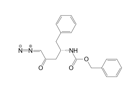Carbamic acid, [4-diazo-3-oxo-1-(phenylmethyl)butyl]-, phenylmethyl ester, (S)-