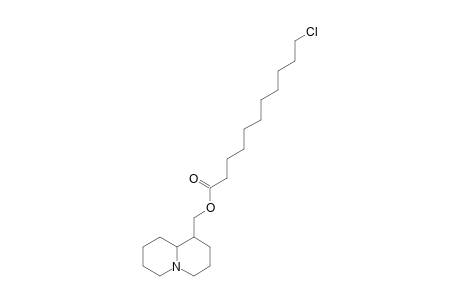 11-Chloroundecanoic acid, (octahydroquinolizin-1-yl)methyl ester