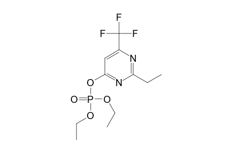 Phosphoric acid, diethyl 2-ethyl-6-(trifluoromethyl)-4-pyrimidinyl ester