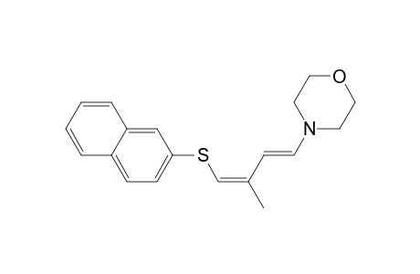 1-(2-Naphthylthio)-2-methyl-4-morpholinobuta-1,3-diene