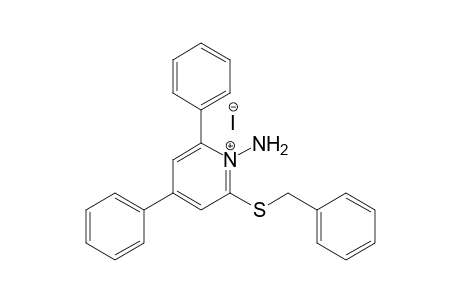 1-Amino-2-(benzylthio)-4,6-diphenylpyridinium iodide