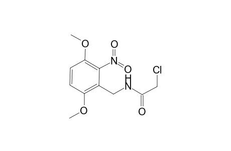 2-Chloro-N-[(3,6-dimethoxy-2-nitrophenyl)methyl]acetamide