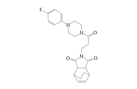 2-(3-(4-(4-fluorophenyl)piperazin-1-yl)-3-oxopropyl)-3a,4,7,7a-tetrahydro-1H-4,7-ethanoisoindole-1,3(2H)-dione