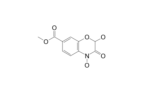2,4-dihydroxy-3-keto-1,4-benzoxazine-7-carboxylic acid methyl ester