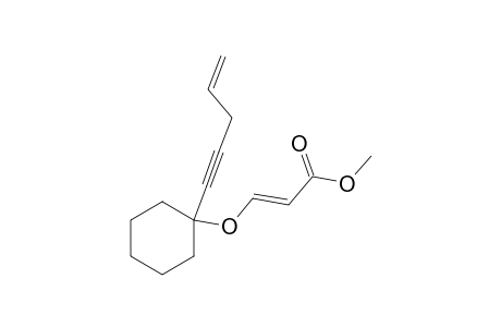 (E)-methyl 3-(1-(pent-4-en-1-ynyl)cyclohexyloxy)acrylate