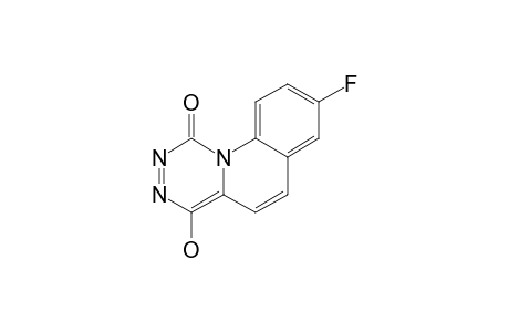 8-FLUORO-4-HYDROXY-1H-[1,2,4]-TRIAZINO-[4,5-A]-QUINOLIN-1-ONE