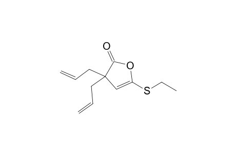 3,3-Diallyl-5-(ethylthio)-2(3H)-furanone
