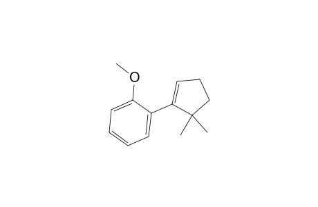 Benzene, 1-(5,5-dimethyl-1-cyclopenten-1-yl)-2-methoxy-