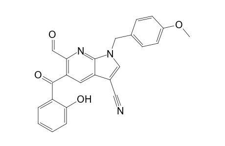 6-Dichloromethyl-5-salicyloyl-3-cyano-1-(p-methoxybenzyl)-1H-pyrrolo[2,3-b]pyridine