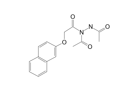 2-(2-Naphthyloxy)acetohydrazide, N,N'-diacetyl-