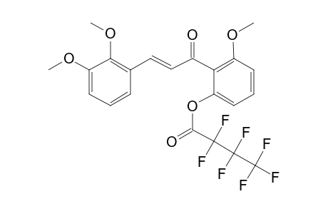 2'-(Heptafluorobutyryl)oxy-2,3,6'-trimethoxychalcone