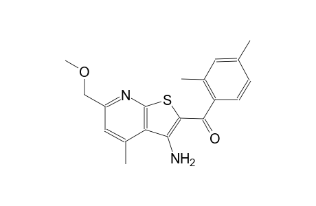 methanone, [3-amino-6-(methoxymethyl)-4-methylthieno[2,3-b]pyridin-2-yl](2,4-dimethylphenyl)-
