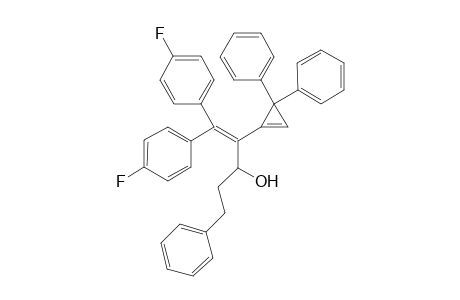 2-(3,3-diphenylcycloprop-1-en-1-yl)-1,1-bis(4-fluorophenyl)-5-phenylpent-1-en-3-ol