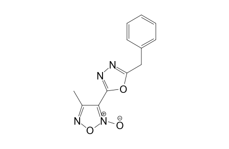 3-(5-benzyl-1,3,4-oxadiazol-2-yl)-4-methyl-2-oxido-1,2,5-oxadiazol-2-ium
