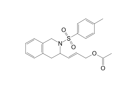 (E)-3-(2-Tosyl-1,2,3,4-tetrahydroisoquinolin-3-yl)allylacetate