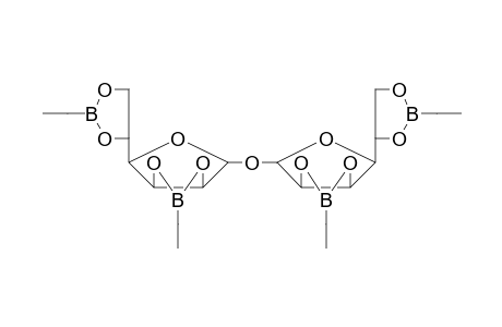 2-Ethyl-4-(2-ethyl-1,3,2-dioxaborolan-4-yl)-6-([2-ethyl-6-(2-ethyl-1,3,2-dioxaborolan-4-yl)tetrahydrofuro[3,4-d][1,3,2]dioxaborol-4-yl]oxy)tetrahydrofuro[3,4-d][1,3,2]dioxaborole