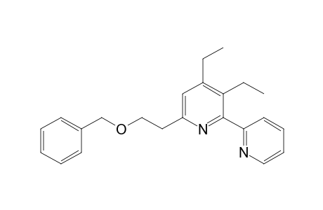 6-(2-Benzyloxyethyl)-3,4-diethyl-2-(2-pyridyl)pyridine