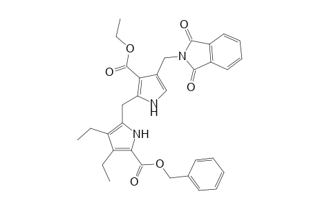 Ethyl 5'-benzyloxycarbonyl-3',4'-diethyl-3-phthalimidomethyl-2,2'-dipyrrylmethane-4-carboxylate