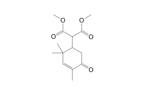 5-[BIS-(METHOXYCARBONYL)-METHYL]-2,4,4-TRIMETHYLCYCLOHEX-2-ENONE