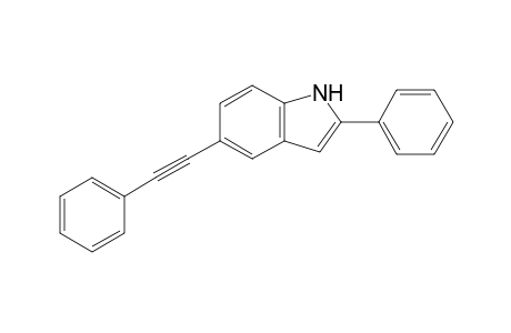 2-Phenyl-5-(2-phenylethynyl)-1H-indole