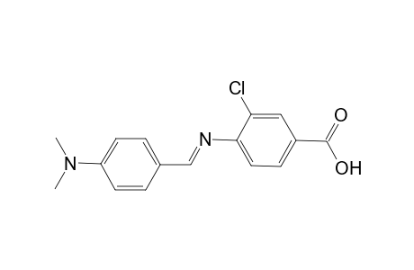 3-Chloro-4-({(E)-[4-(dimethylamino)phenyl]methylidene}amino)benzoic acid