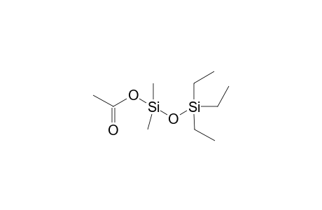 1-acetoxy-3,3,3-triethyl-1,1-dimethyldiSiloxane