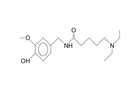 5-Diethylamino-N-(4-hydroxy-3-methoxy-benzyl)-pentanamide