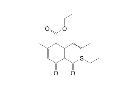 1-Ethyl,3-S-Ethyl 6-methyl-2-(prop-1-enyl)-4-oxocyclohex-5-ene-1,3-dicarboxylate