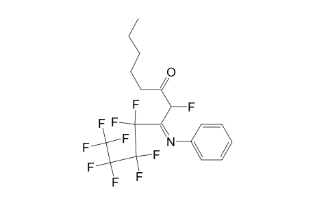 1-(Phenylimino)-2-fluoro-1-(perfluorobutyl)octan-3-one