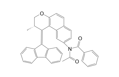 N-Acetyl-N-((S)-1-fluoren-9-ylidene-2-methyl-2,3-dihydro-1H-benzo[f]chromen-9-yl)-benzamide