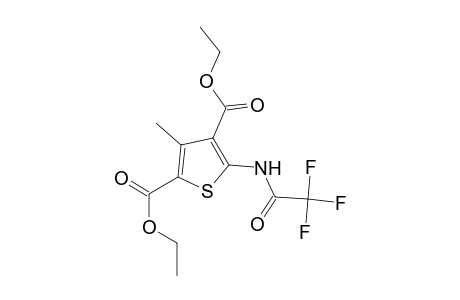 Diethyl 3-methyl-5-[(trifluoroacetyl)amino]-2,4-thiophenedicarboxylate