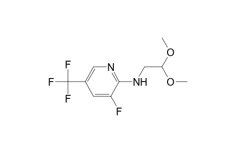 2,2-Dimethoxyethyl-[3-fluoro-5-(trifluoromethyl)-2-pyridyl]amine