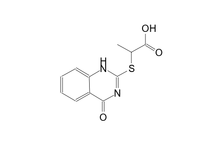 2-[(4-oxo-1,4-dihydro-2-quinazolinyl)sulfanyl]propanoic acid