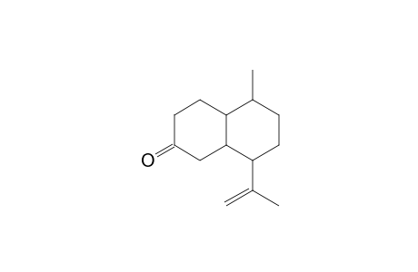 2(1H)-Naphthalenone, octahydro-5-methyl-8-(1-methylethenyl)-