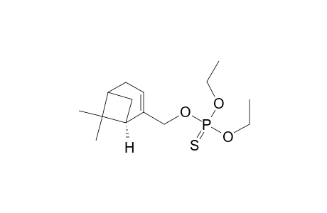 Phosphorothioic acid, S-[(6,6-dimethylbicyclo[3.1.1]hept-2-en-2-yl)methyl]O,O-diethyl ester, (1R)-