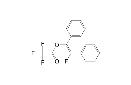 1-Fluoro-2-(trifluoroacetoxy)-1,2-diphenylethene