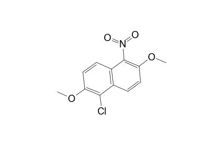 Naphthalene, 1-chloro-2,6-dimethoxy-5-nitro-