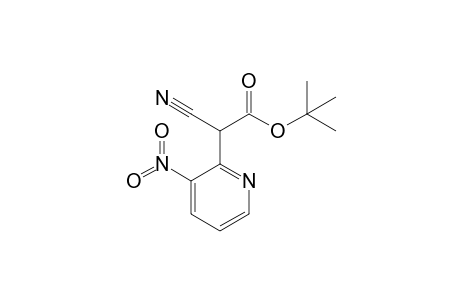 tert-Butyl .alpha.-(3-Nitropyridin-2-yl).alpha.-cyanoacetate